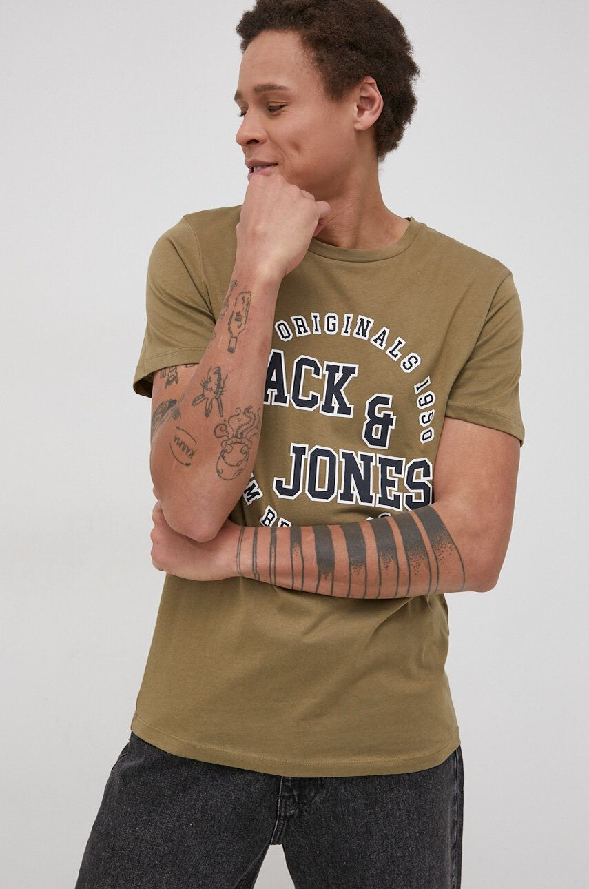 Jack & Jones Bavlněné tričko - Pepit.cz