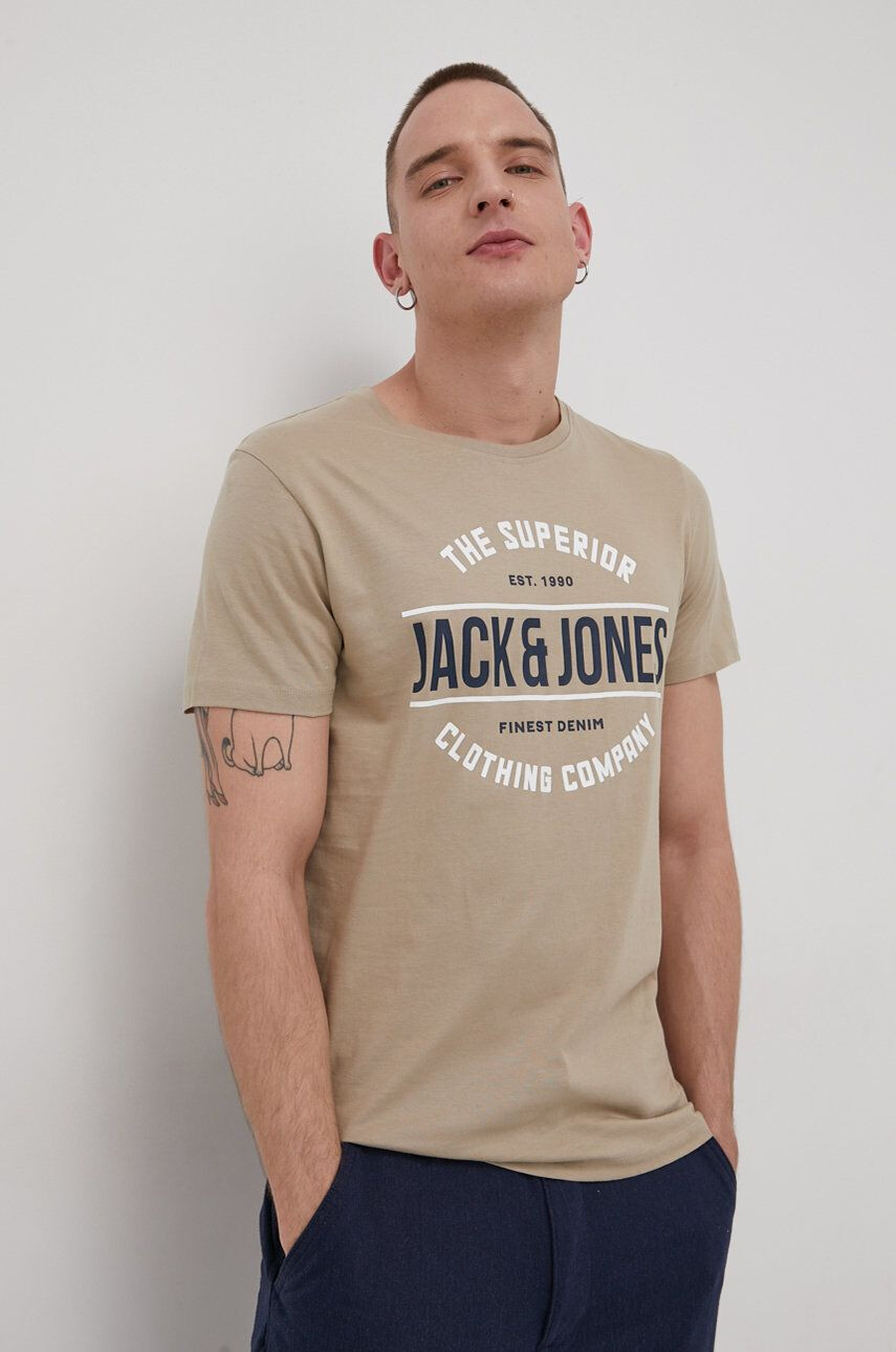 Jack & Jones Bavlněné tričko - Pepit.cz