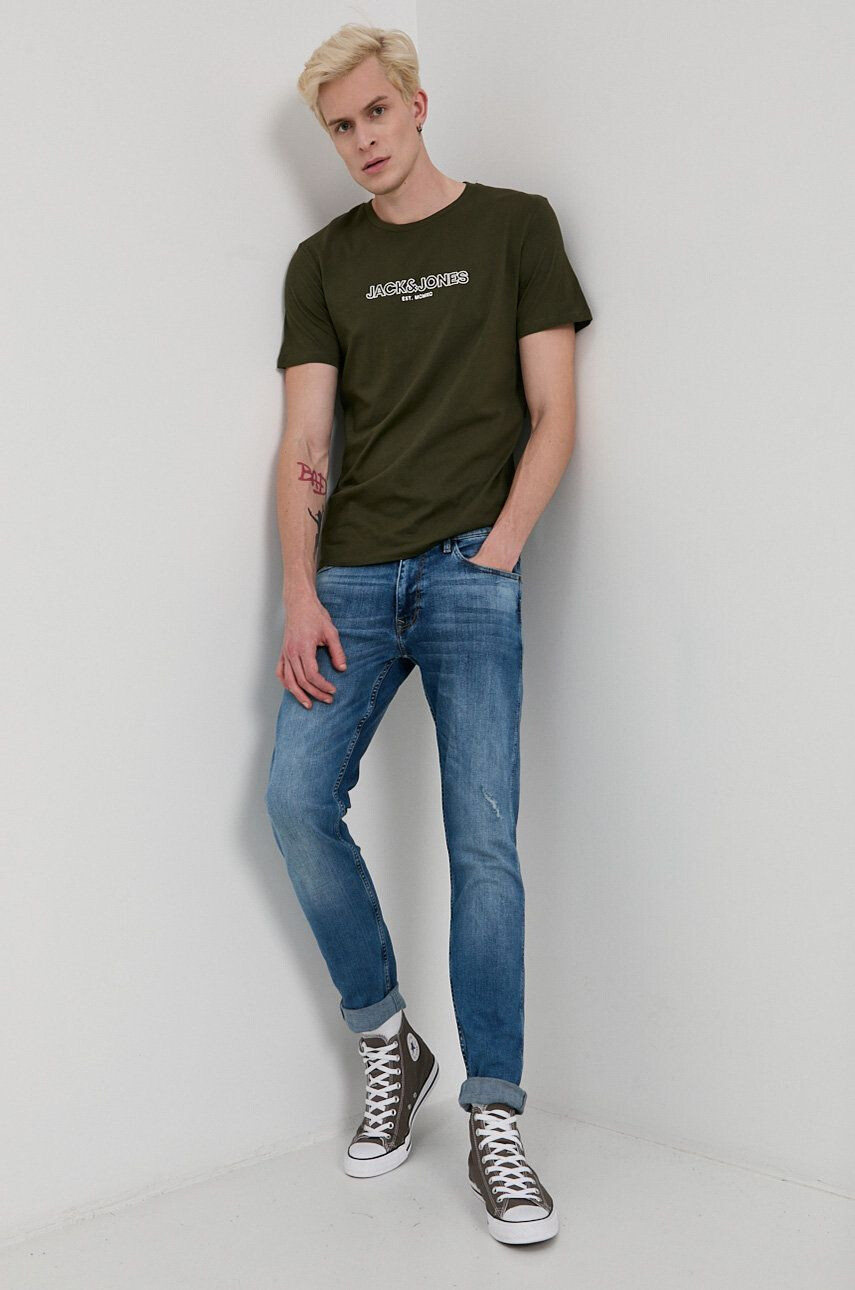 Jack & Jones Bavlněné tričko - Pepit.cz