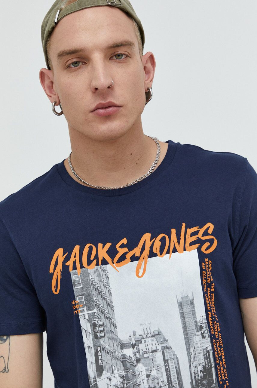 Jack & Jones Bavlněné tričko - Pepit.cz