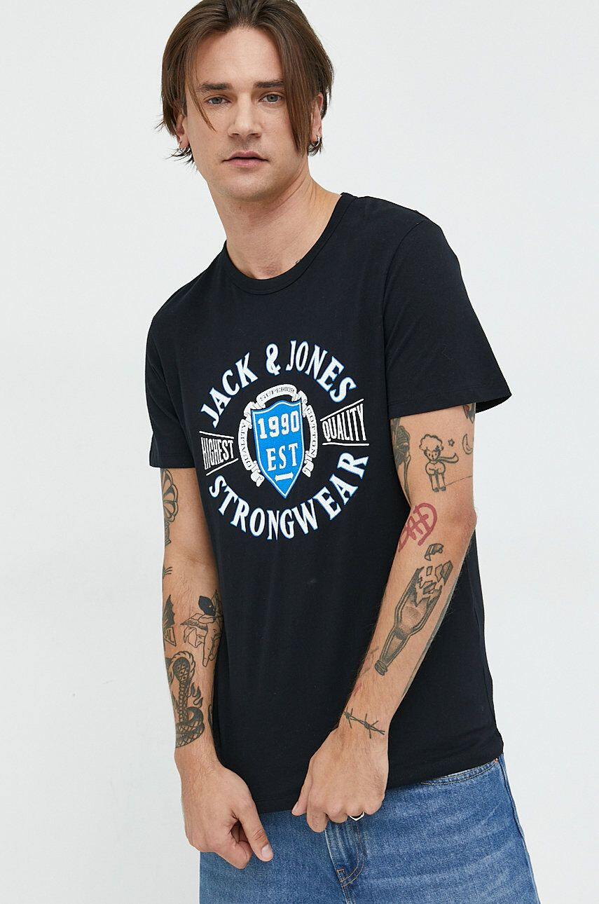 Jack & Jones Bavlněné tričko - Pepit.cz