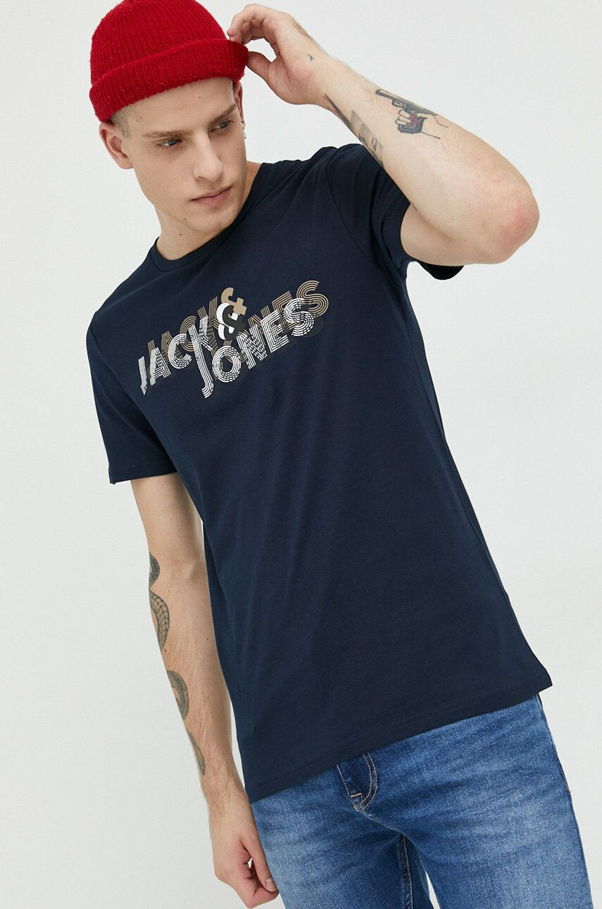 Jack & Jones Bavlněné tričko - Pepit.cz