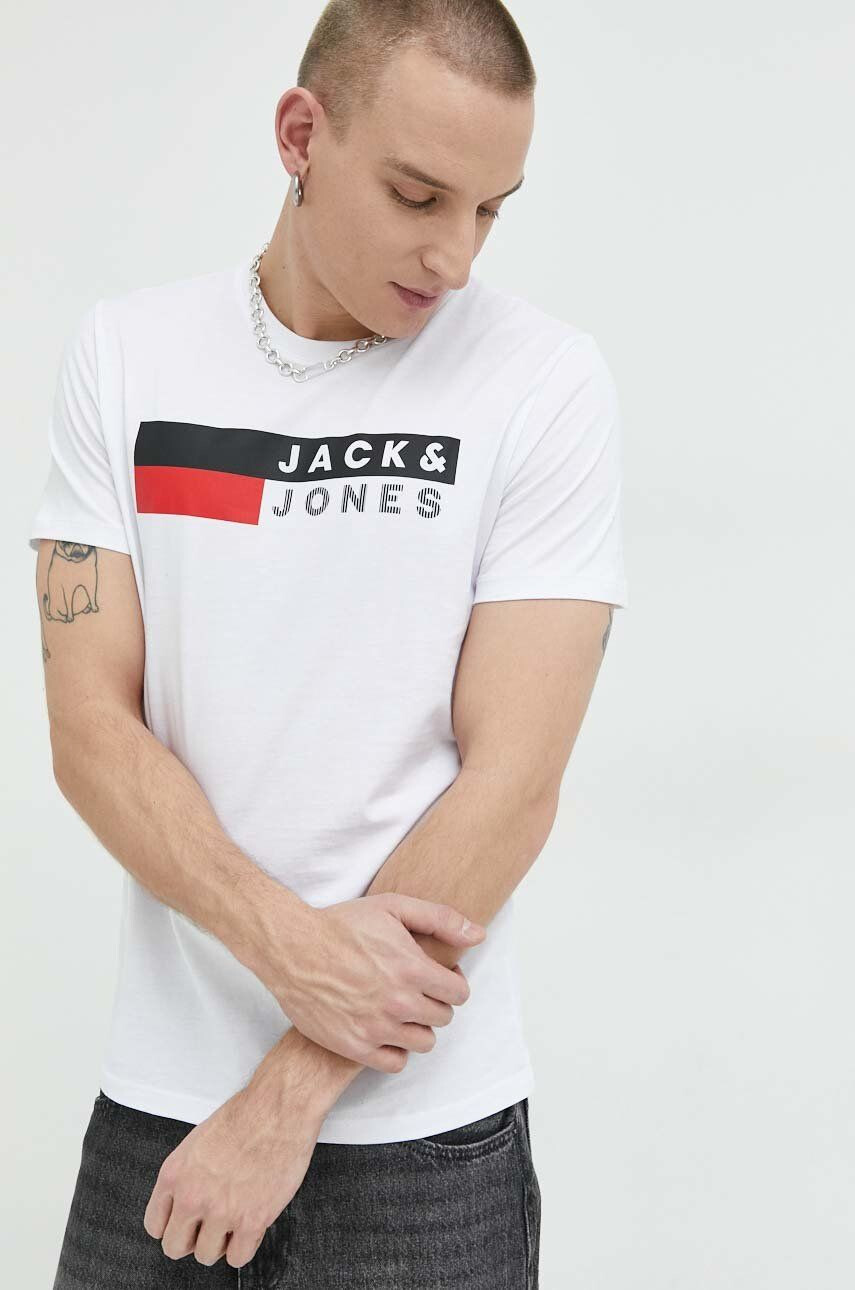 Jack & Jones Bavlněné tričko JJECORP - Pepit.cz