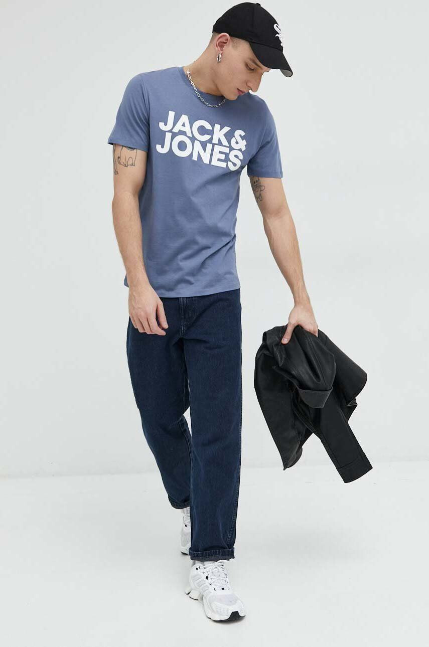 Jack & Jones Bavlněné tričko JJECORP - Pepit.cz