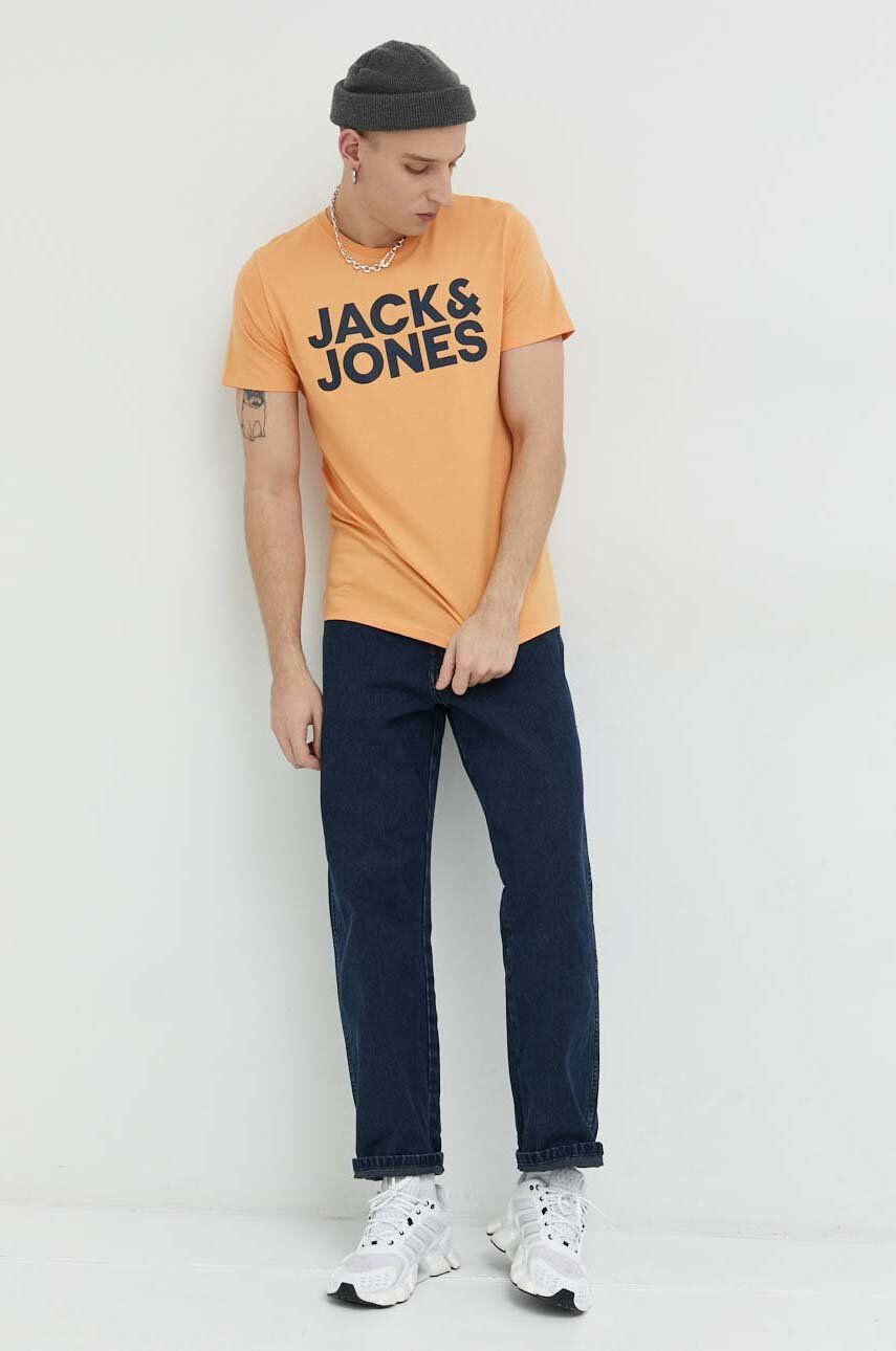 Jack & Jones Bavlněné tričko JJECORP - Pepit.cz