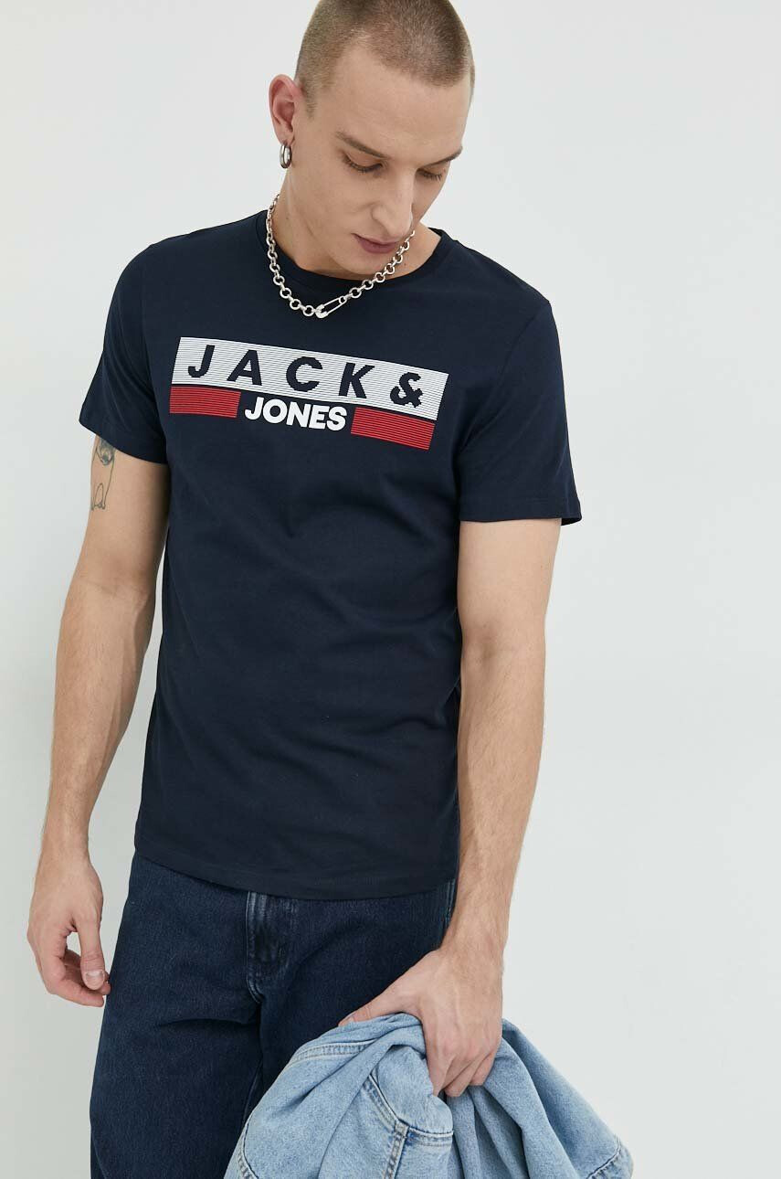 Jack & Jones Bavlněné tričko JJECORP - Pepit.cz