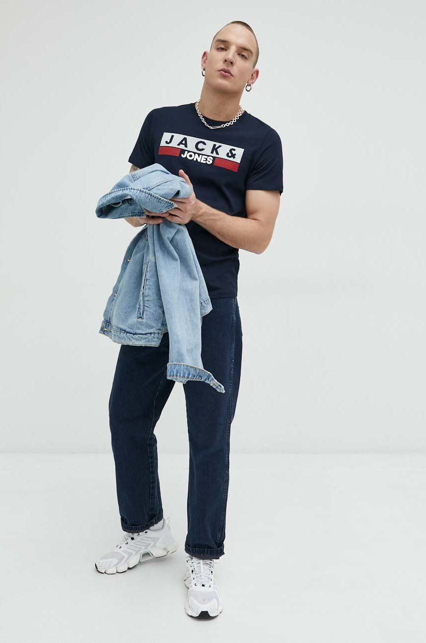 Jack & Jones Bavlněné tričko JJECORP - Pepit.cz