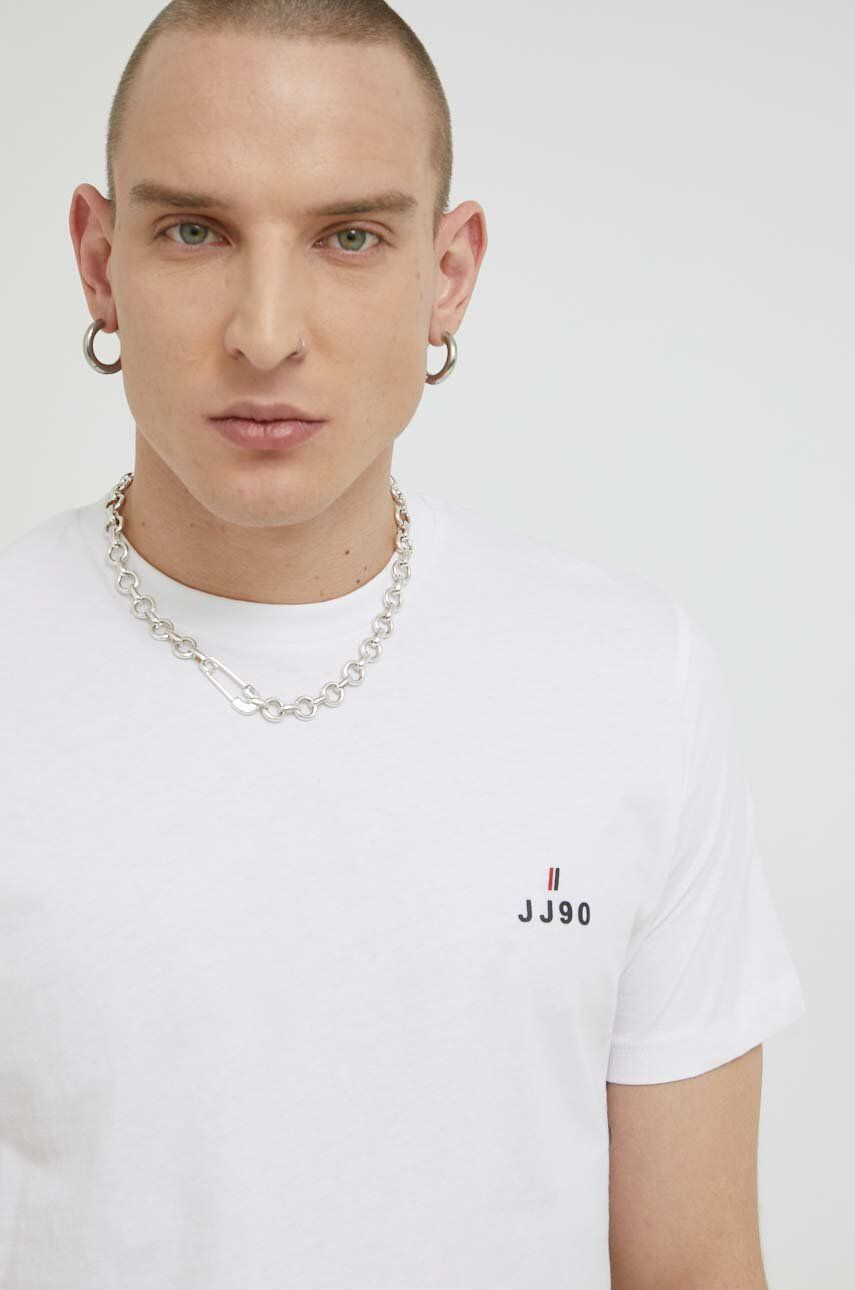 Jack & Jones Bavlněné tričko JJEJOE bílá barva 12221199 - Pepit.cz