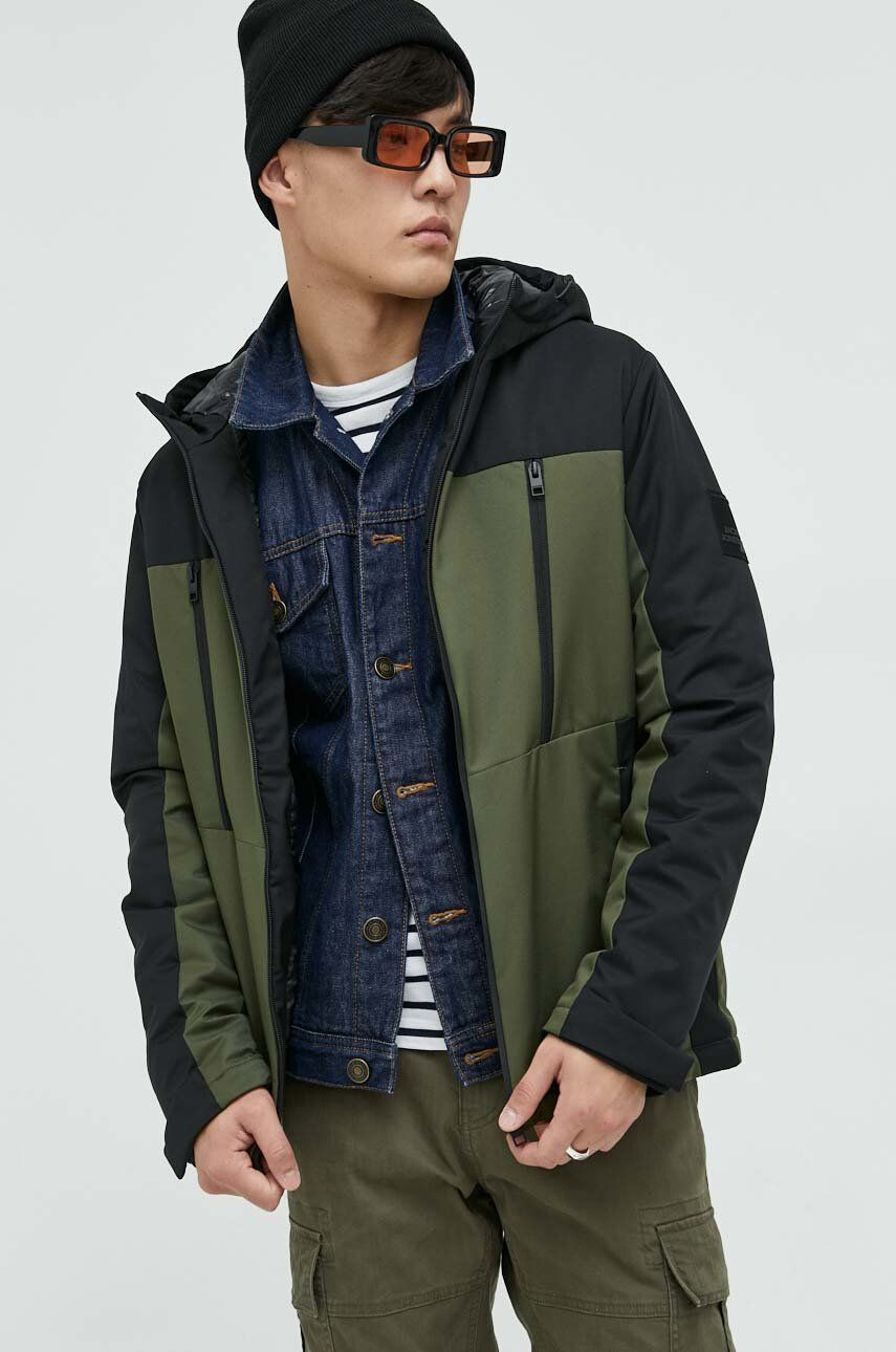 Jack & Jones Bunda Jcoabel pánská zelená barva přechodná - Pepit.cz