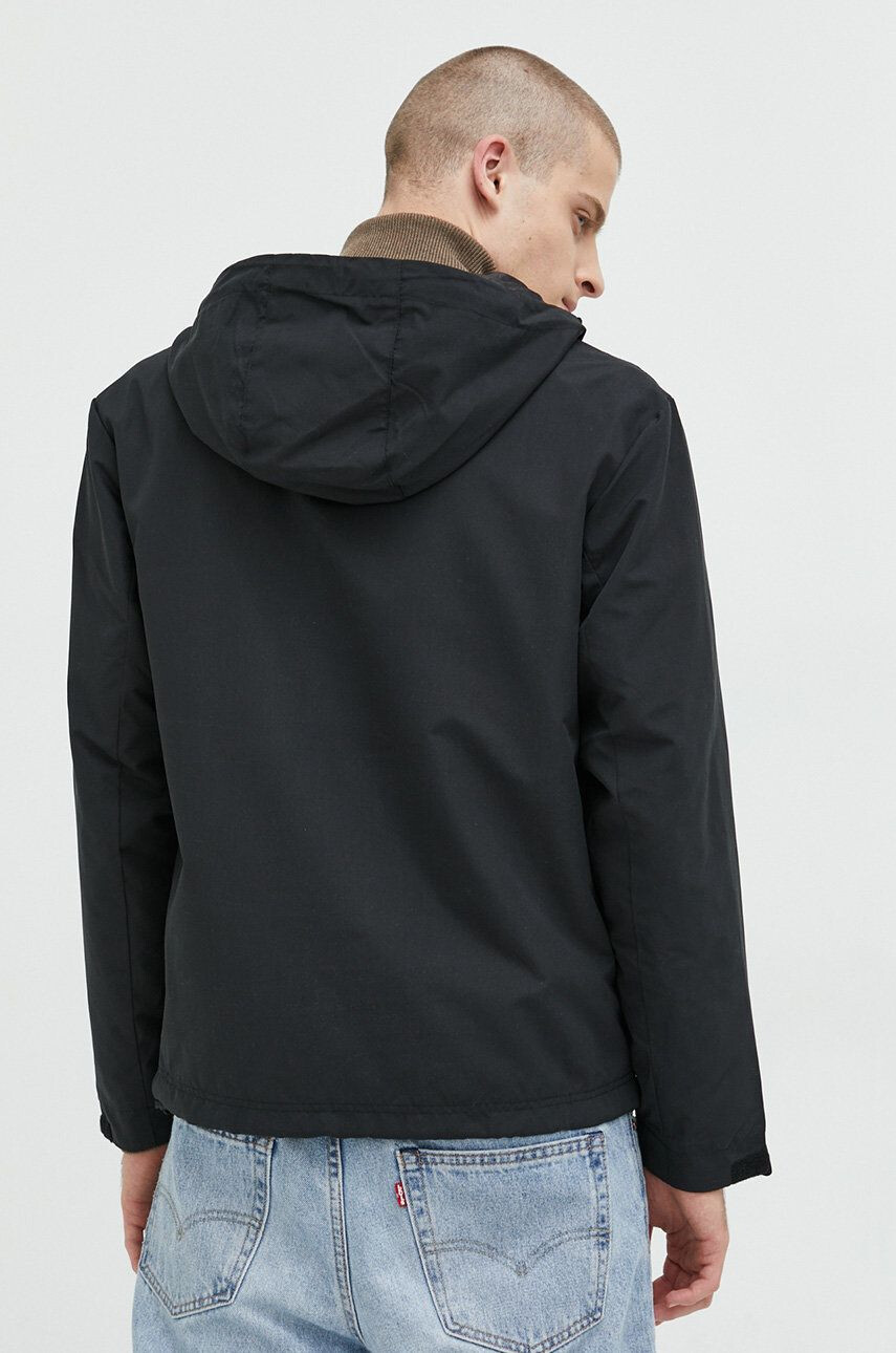 Jack & Jones Bunda Jcoono pánská černá barva přechodná - Pepit.cz