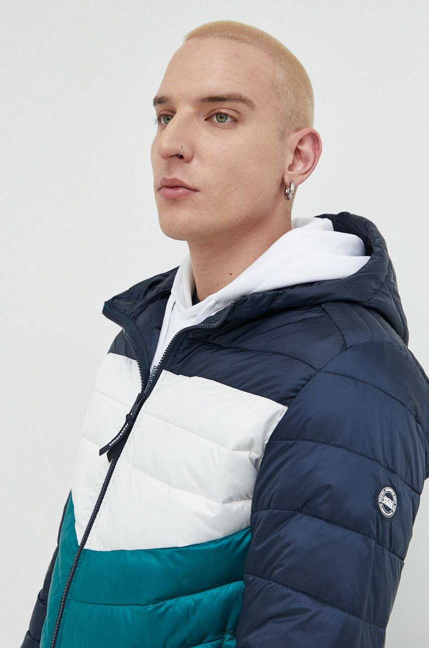 Jack & Jones Bunda JJEHERO pánská zelená barva přechodná 12211785 - Pepit.cz