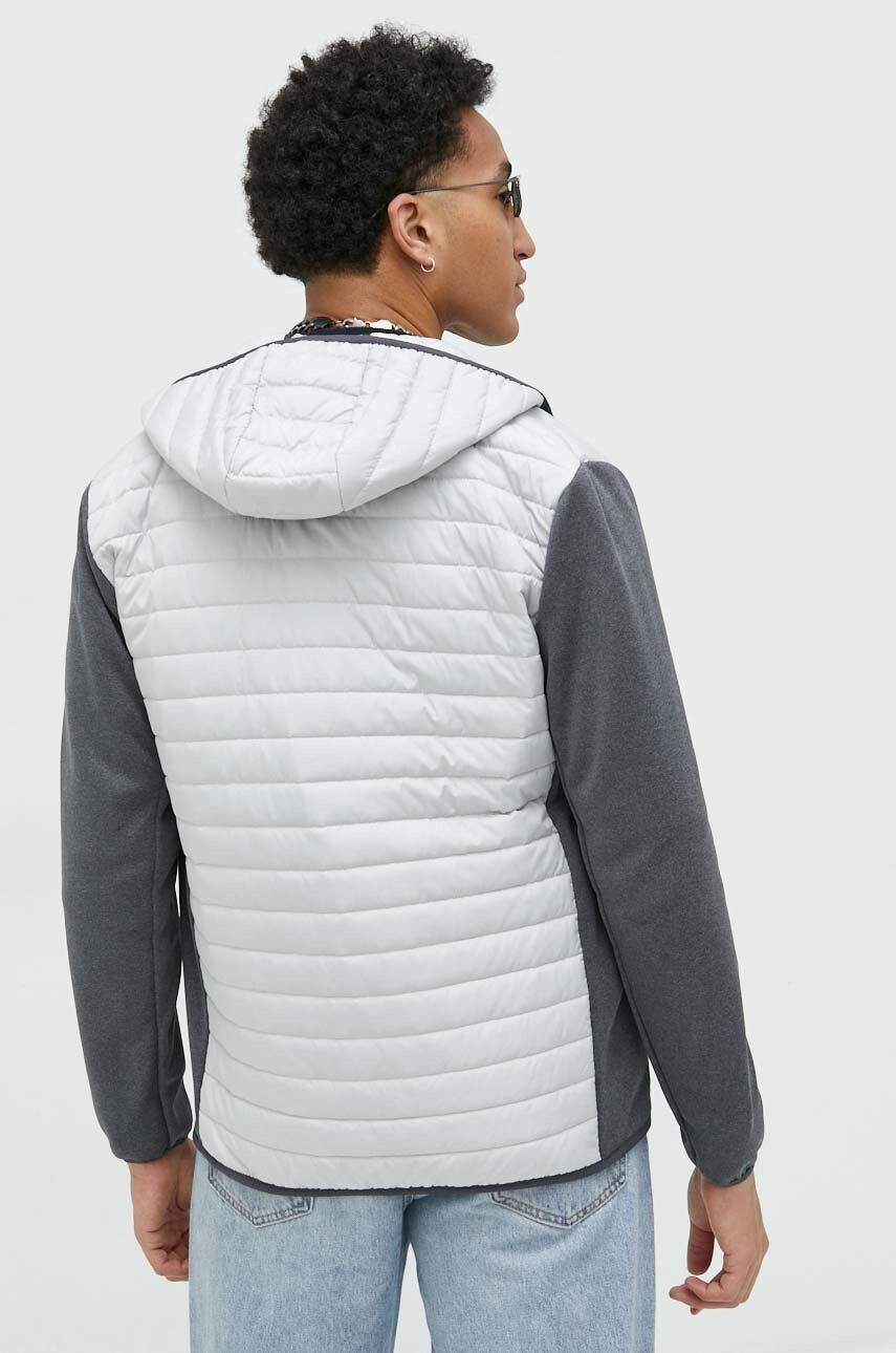 Jack & Jones Bunda JJEMULTI pánská šedá barva přechodná - Pepit.cz