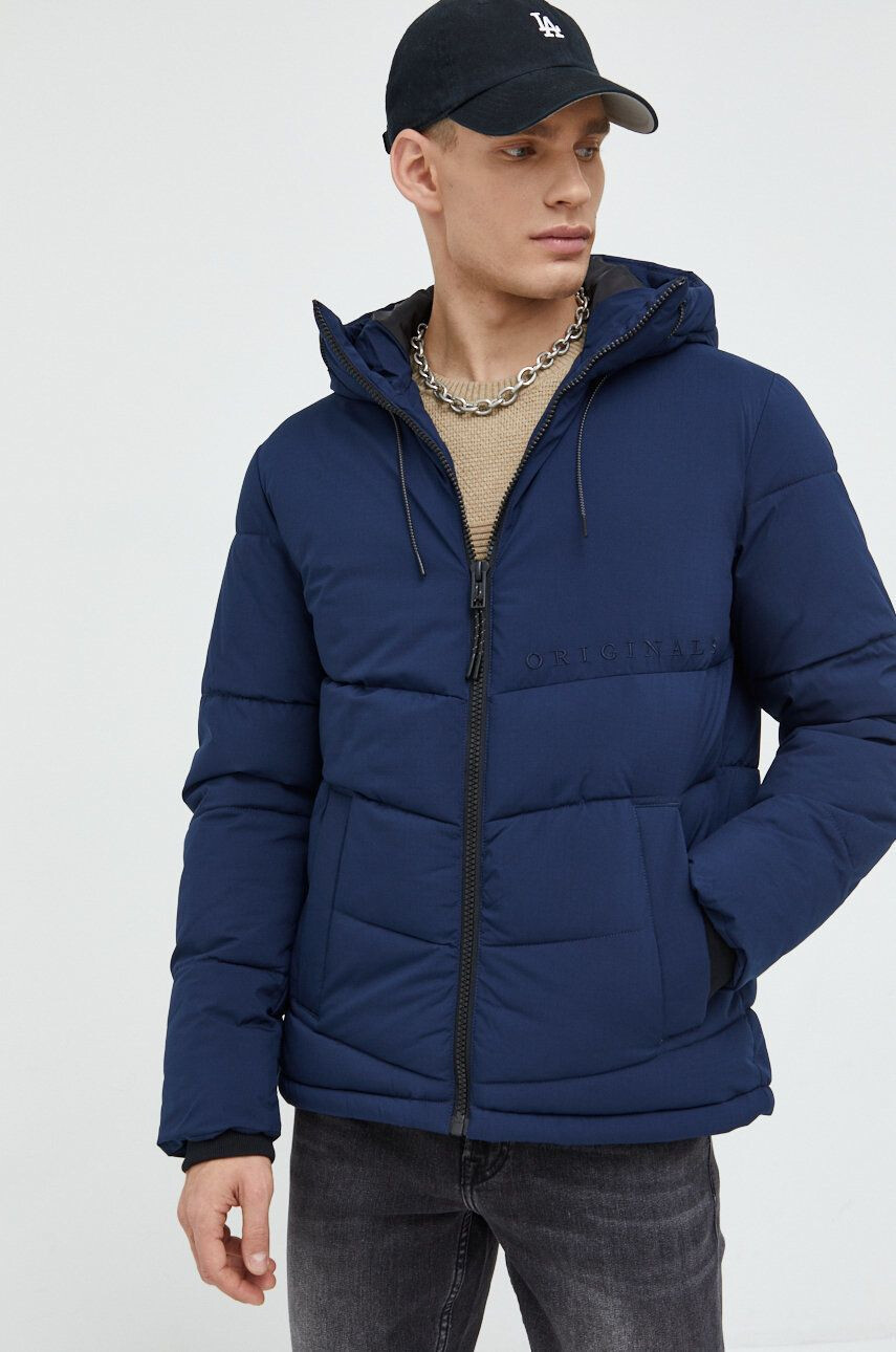 Jack & Jones Bunda JORCOPENHAGEN pánská tmavomodrá barva přechodná - Pepit.cz