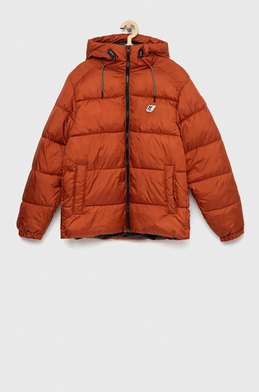 Jack & Jones Dětská bunda oranžová barva - Pepit.cz