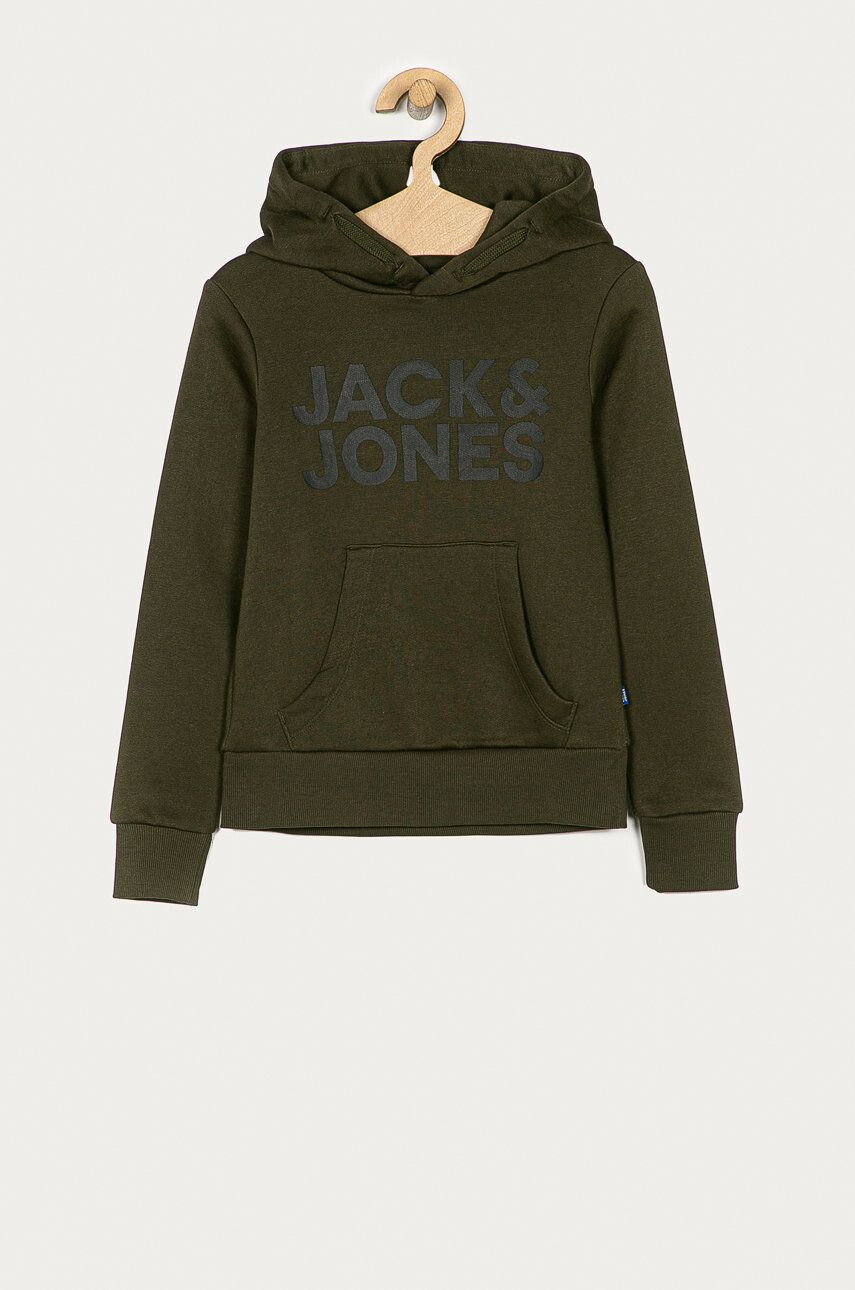 Jack & Jones Mikina šedá barva s potiskem - Pepit.cz