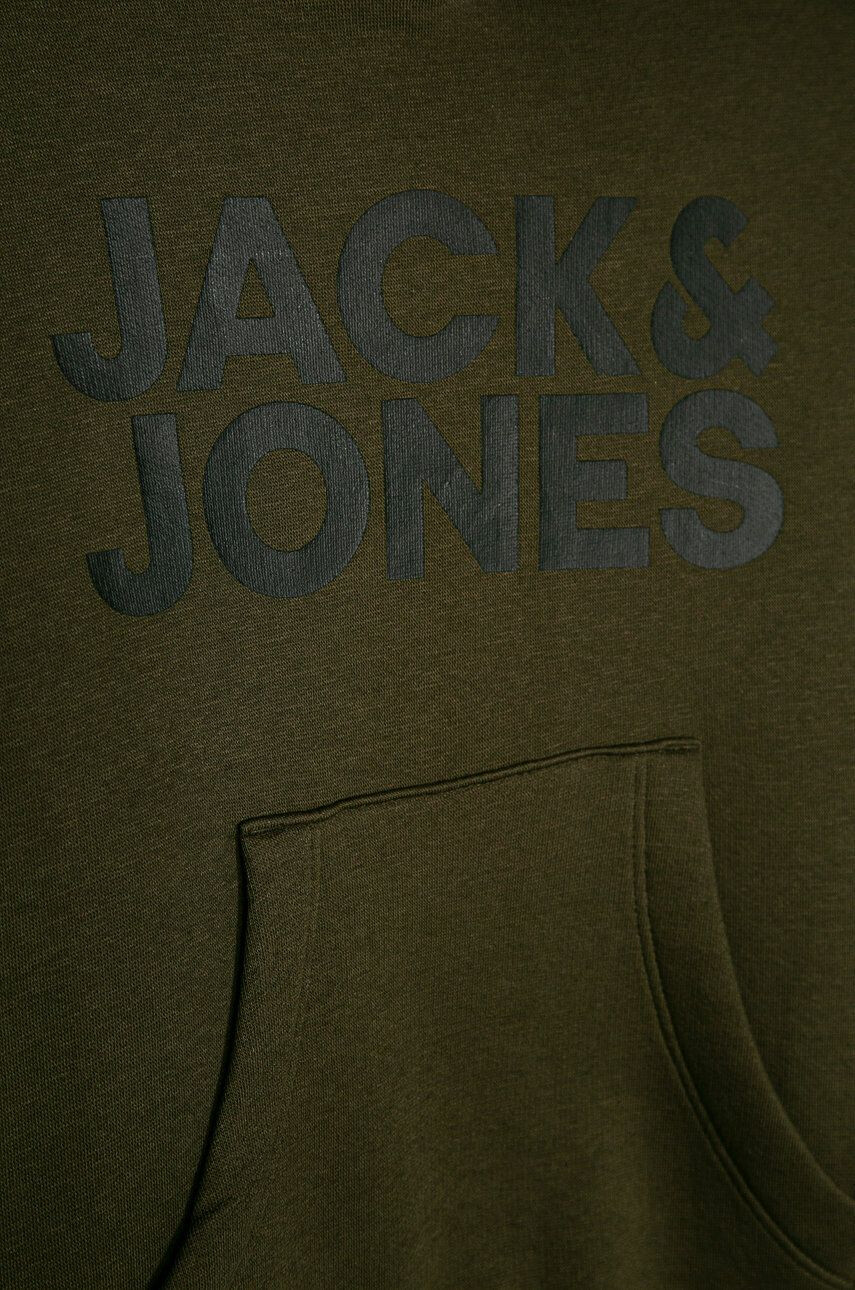 Jack & Jones Mikina šedá barva s potiskem - Pepit.cz