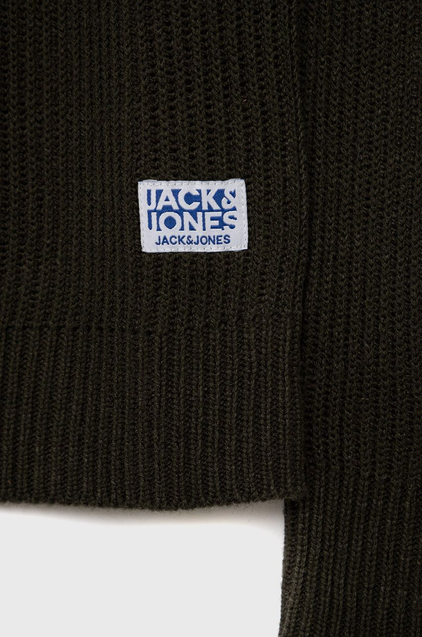 Jack & Jones Dětský svetr zelená barva lehký - Pepit.cz