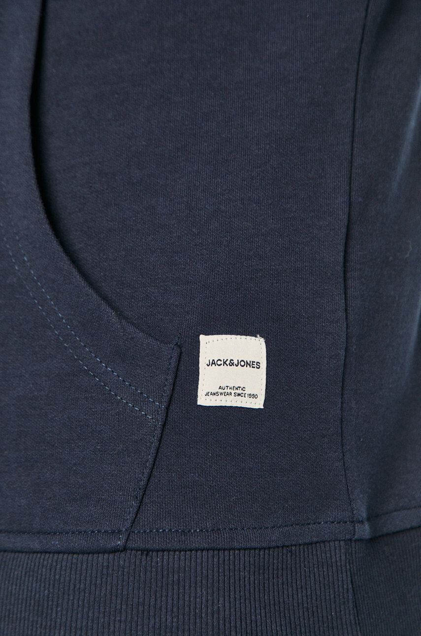 Jack & Jones Mikina pánská tmavomodrá barva hladká - Pepit.cz