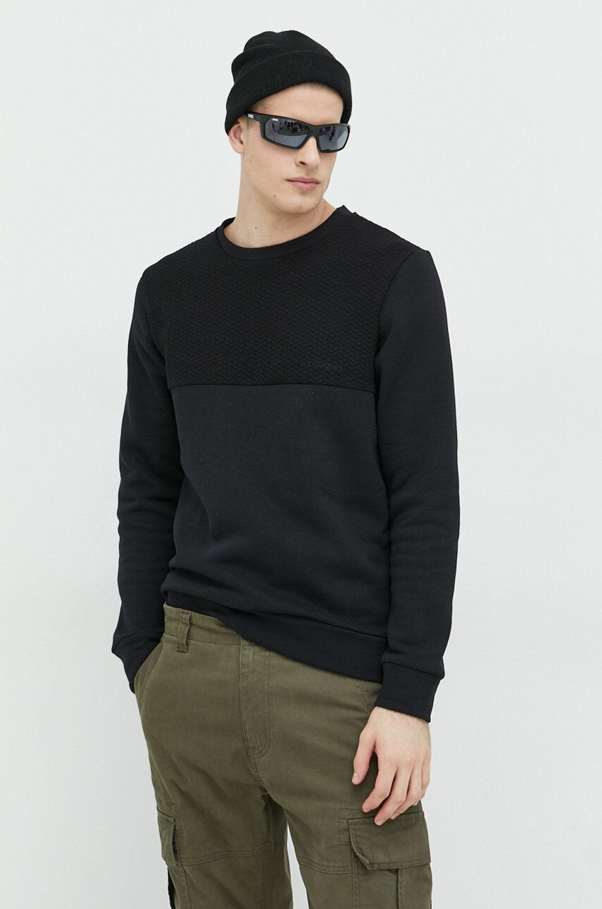 Jack & Jones Mikina JCOSTAPLE QUILT SWEAT CREW NECK - Pepit.cz