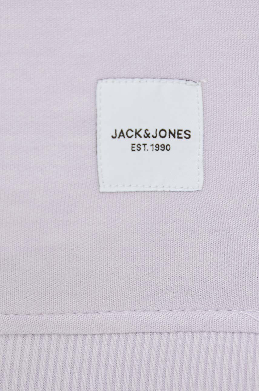 Jack & Jones Mikina JJEBASIC pánská fialová barva hladká 12181903 - Pepit.cz