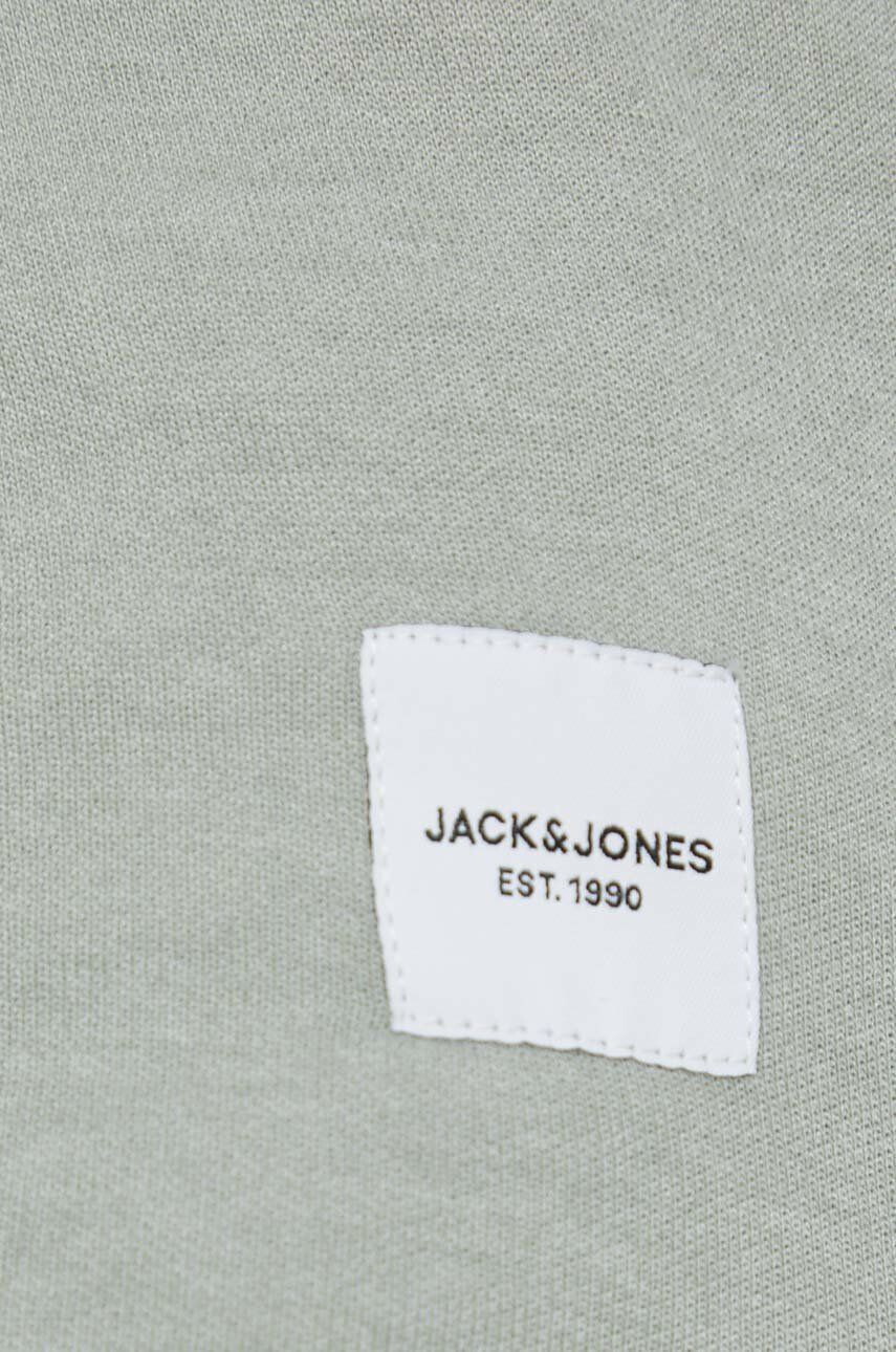 Jack & Jones Mikina JJEBASIC pánská zelená barva hladká - Pepit.cz