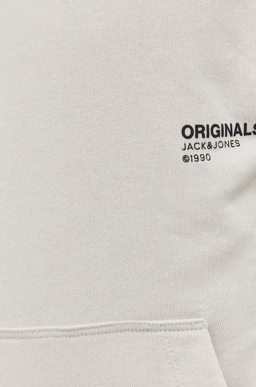 Jack & Jones Mikina Jorclean pánská béžová barva s potiskem - Pepit.cz