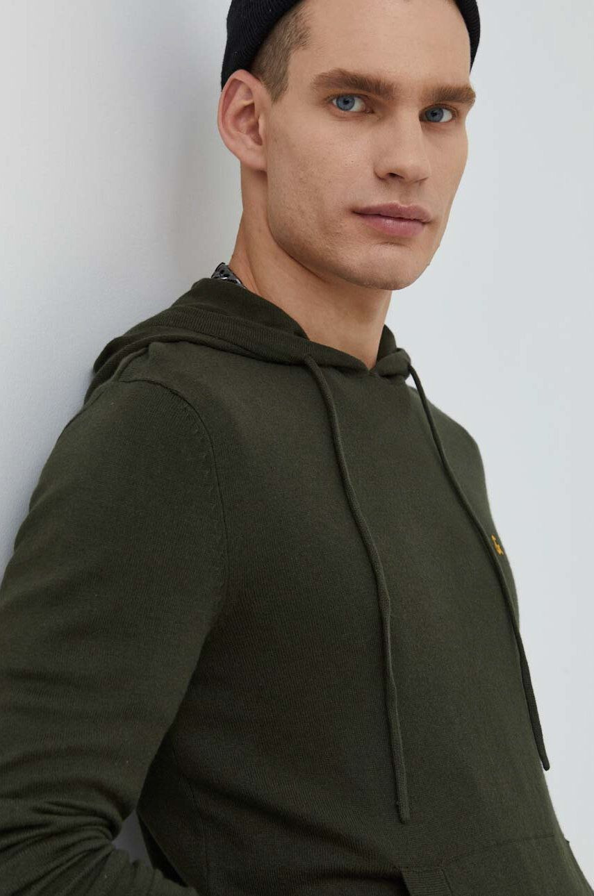 Jack & Jones Svetr pánský zelená barva lehký - Pepit.cz