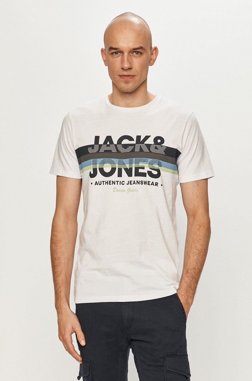 Jack & Jones Tričko bílá barva - Pepit.cz