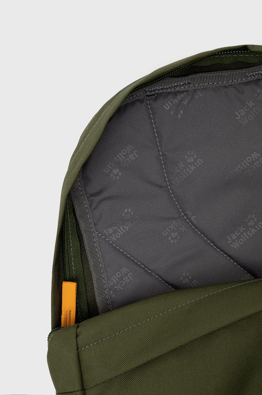 Jack Wolfskin Batoh zelená barva velký s potiskem - Pepit.cz