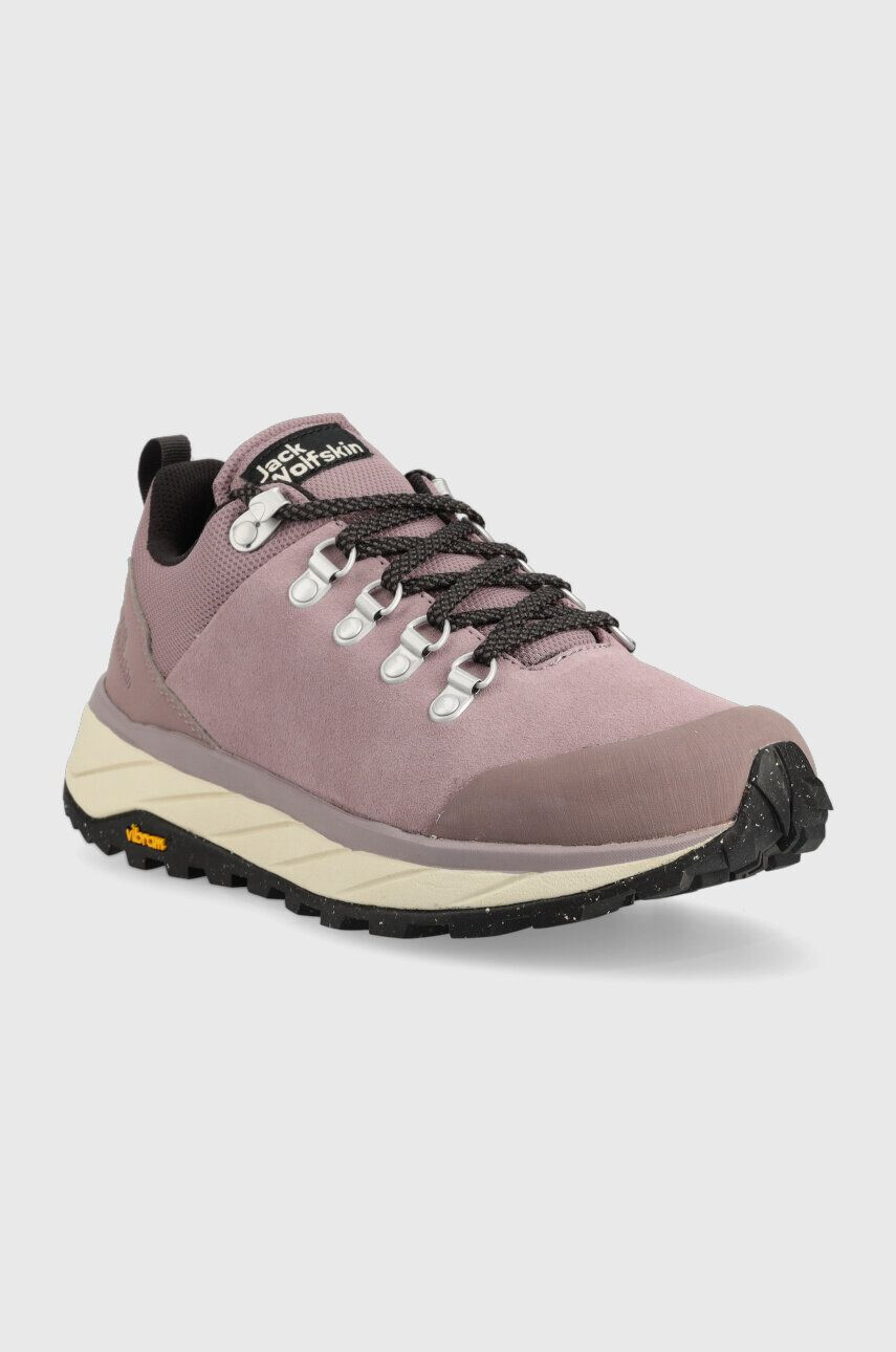 Jack Wolfskin Boty Terraventure Urban Low dámské fialová barva - Pepit.cz