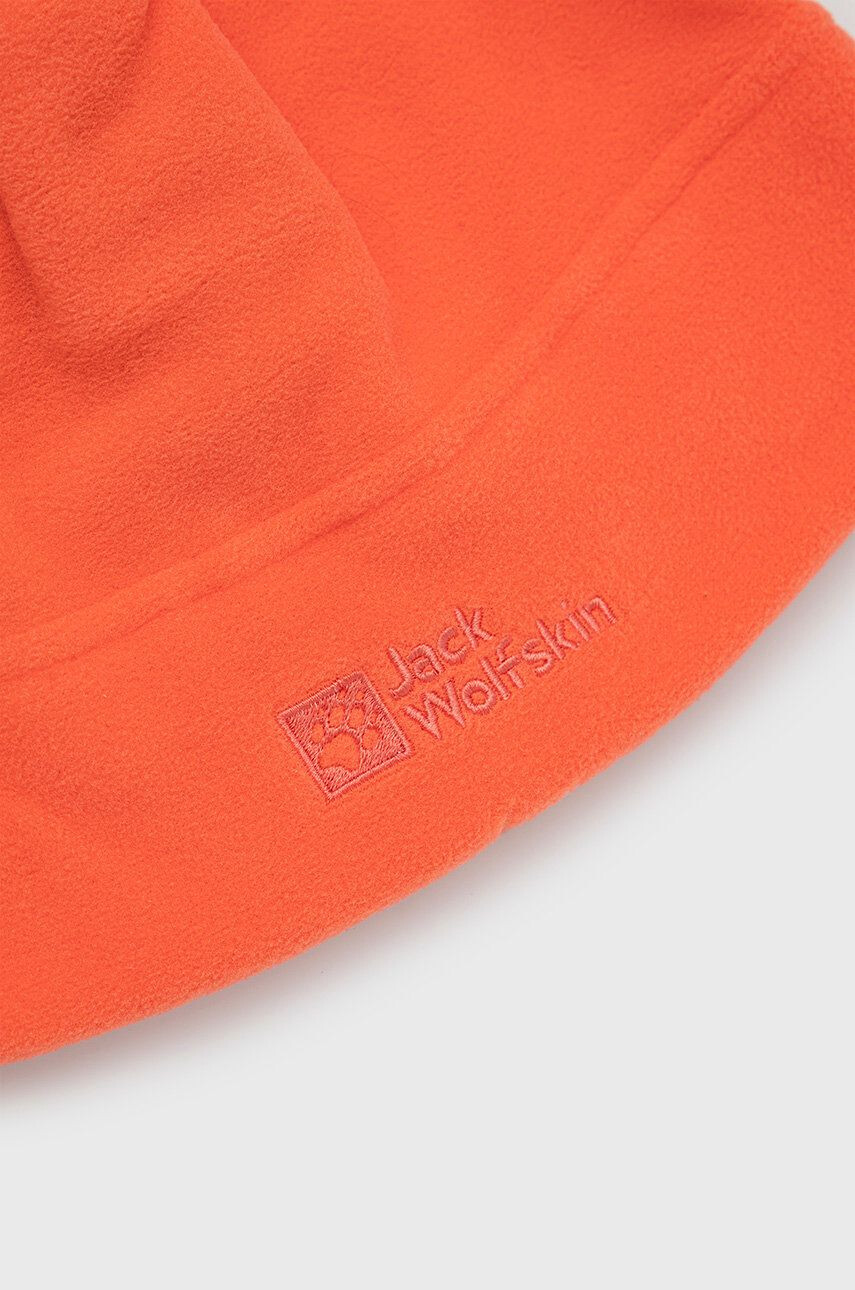 Jack Wolfskin Čepice oranžová barva z tenké pleteniny - Pepit.cz