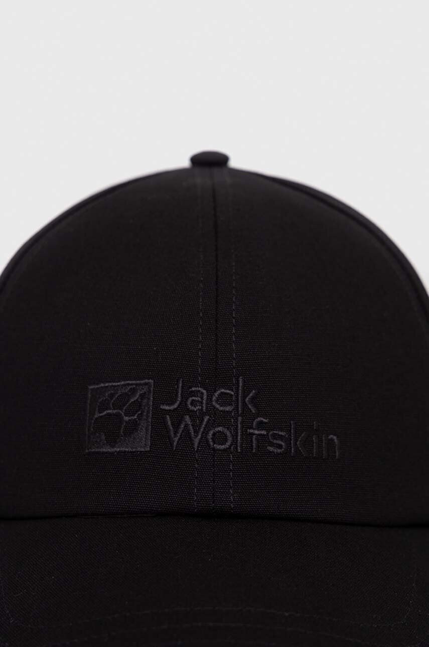 Jack Wolfskin Kšiltovka černá barva s aplikací - Pepit.cz