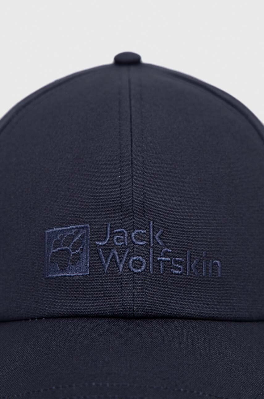 Jack Wolfskin Kšiltovka tmavomodrá barva s aplikací - Pepit.cz