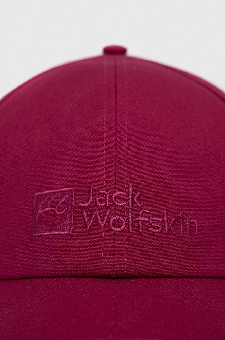 Jack Wolfskin Kšiltovka růžová barva s aplikací - Pepit.cz