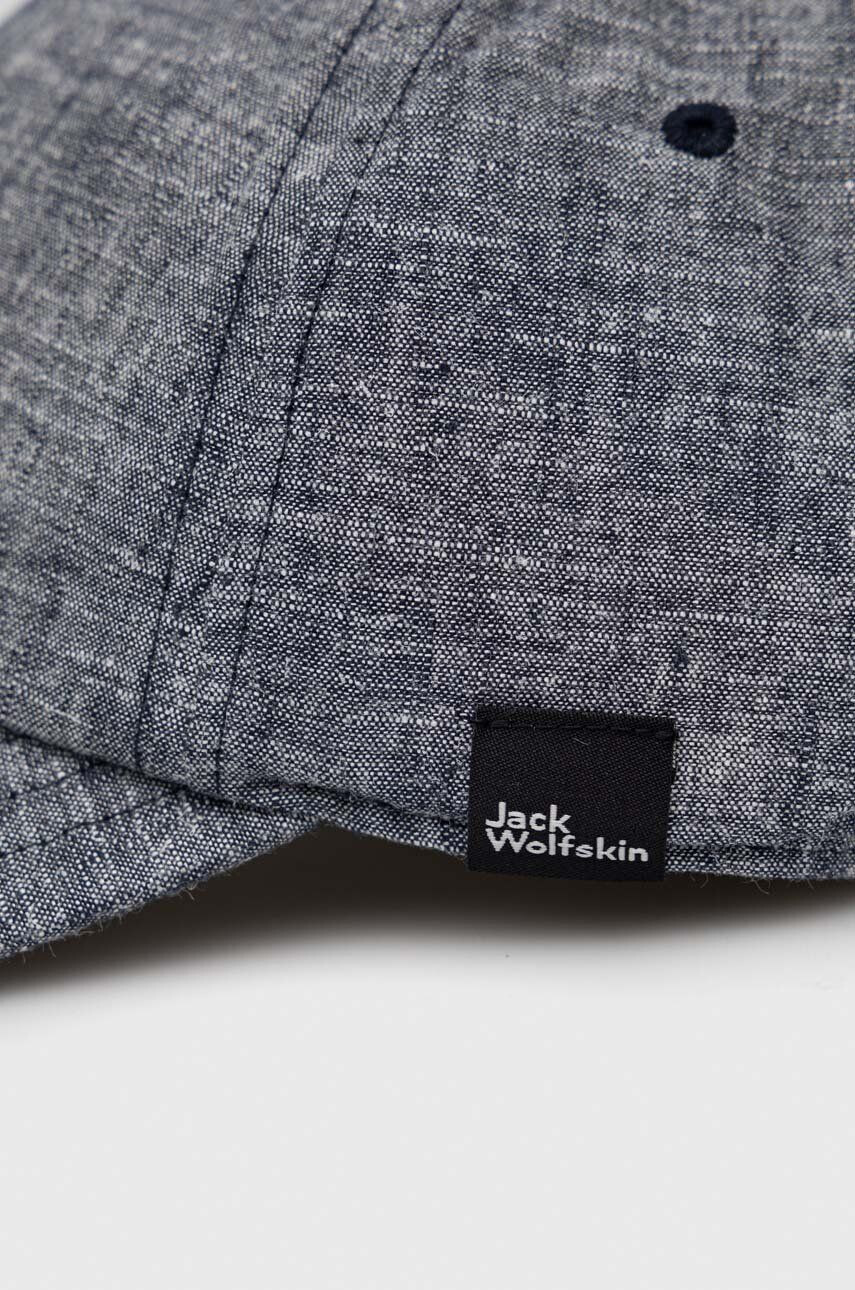 Jack Wolfskin Kšiltovka Sandroute tmavomodrá barva melanžová - Pepit.cz