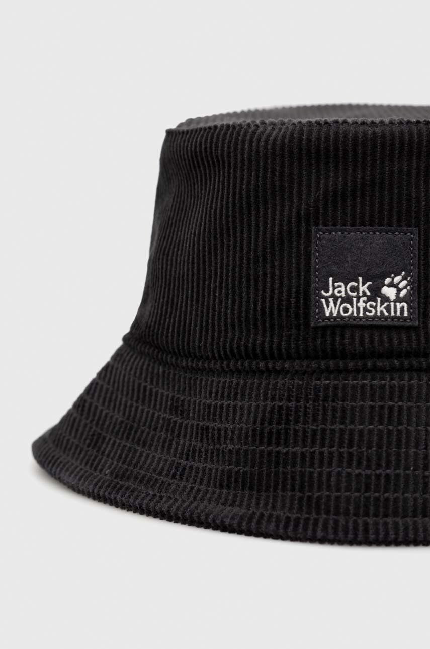 Jack Wolfskin Manšestrový klobouok tmavomodrá barva bavlněný - Pepit.cz