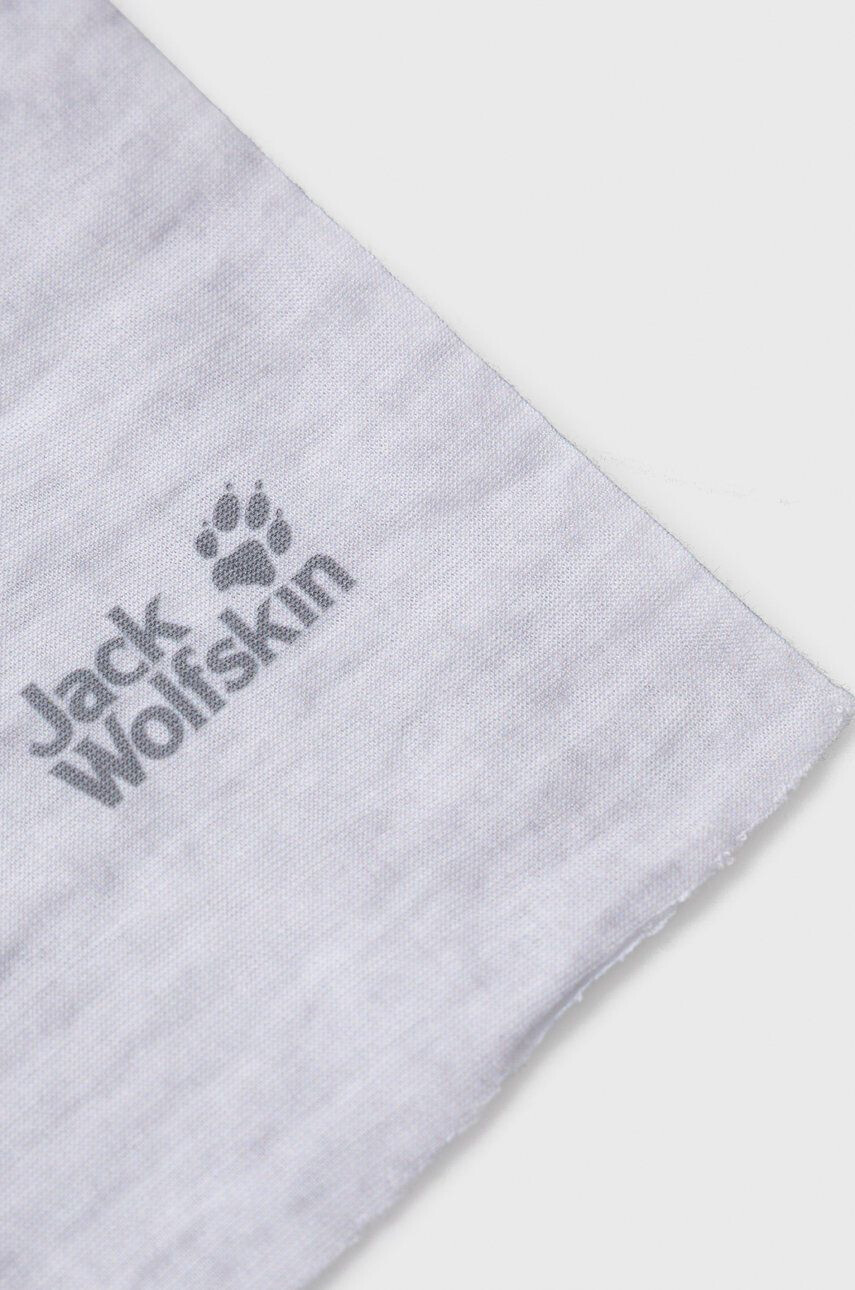 Jack Wolfskin Nákrčník pánský šedá barva hladký - Pepit.cz