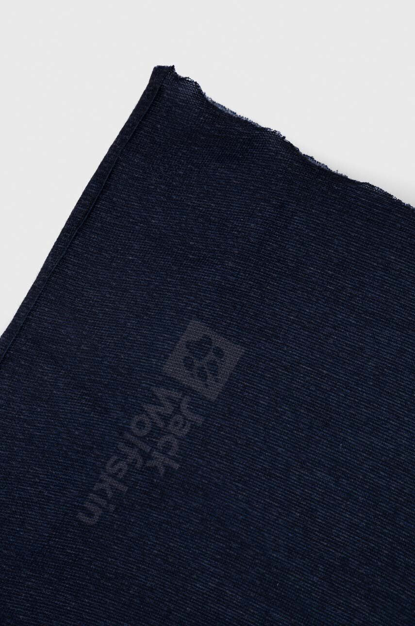 Jack Wolfskin Nákrčník Basic tmavomodrá barva vzorovaný - Pepit.cz