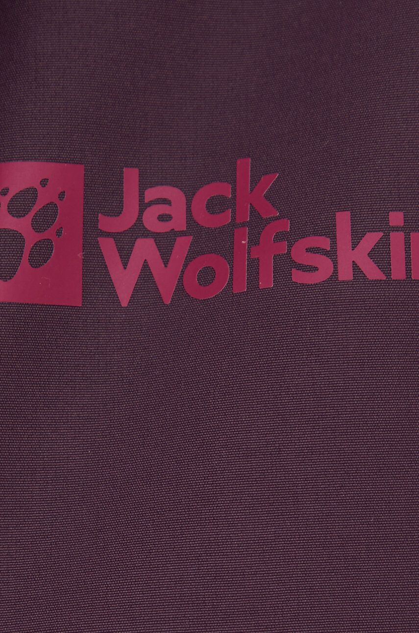 Jack Wolfskin Outdoorová bunda Stormy Point vínová barva - Pepit.cz