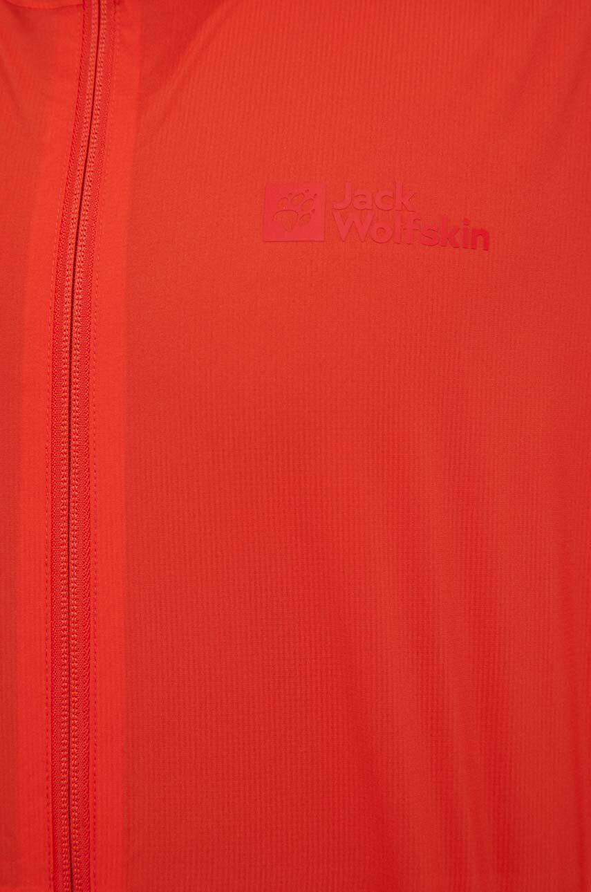 Jack Wolfskin Outdoorová bunda Elsberg 2.5L oranžová barva - Pepit.cz