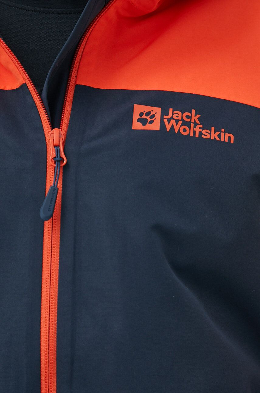 Jack Wolfskin Outdoorová bunda Glaabach 3in1 tmavomodrá barva - Pepit.cz