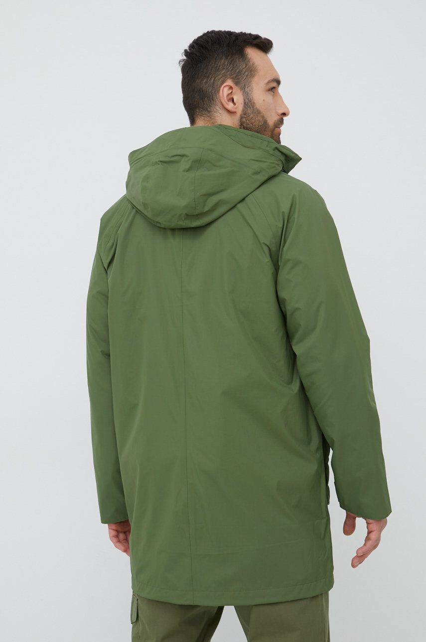 Jack Wolfskin Outdoorová bunda Norden Port zelená barva - Pepit.cz