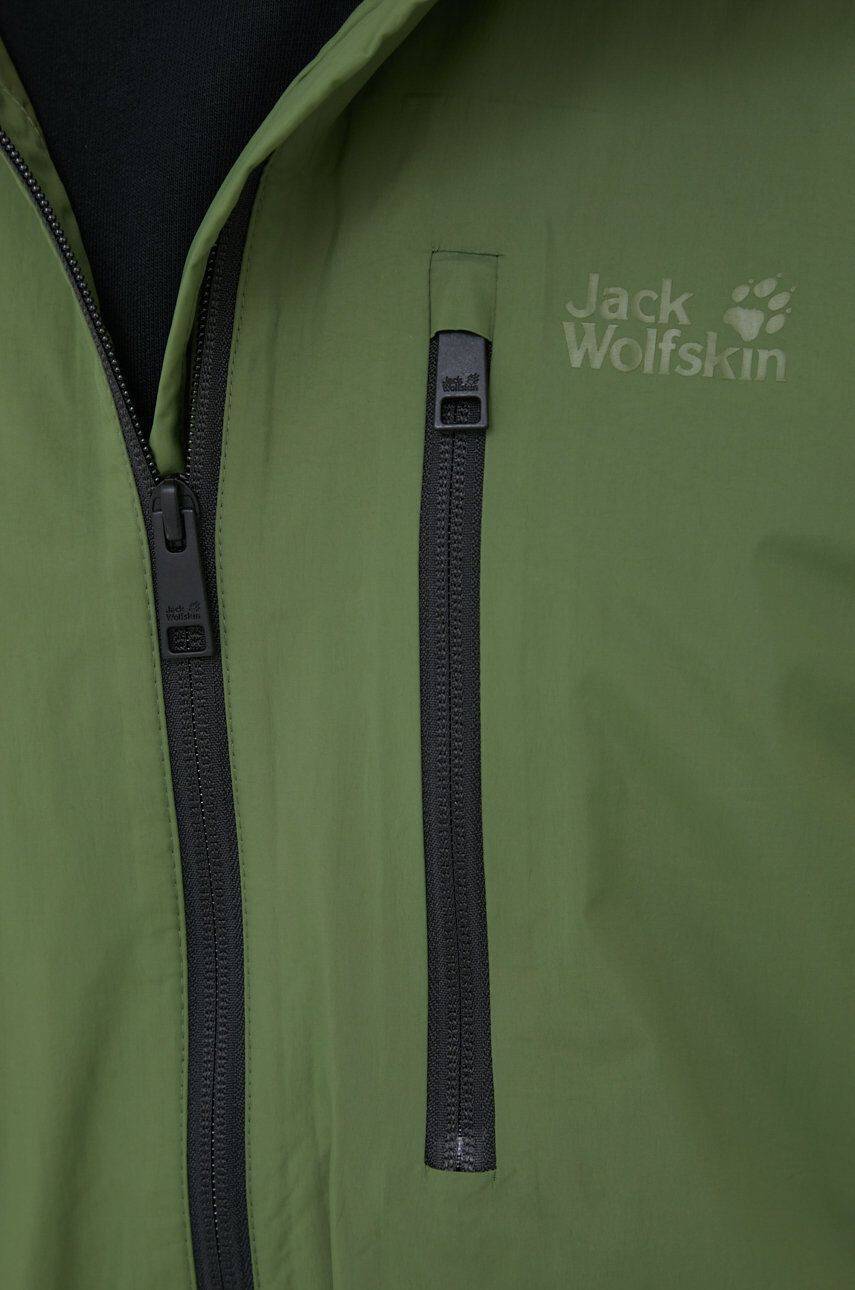 Jack Wolfskin Outdoorová bunda Norden Port zelená barva - Pepit.cz