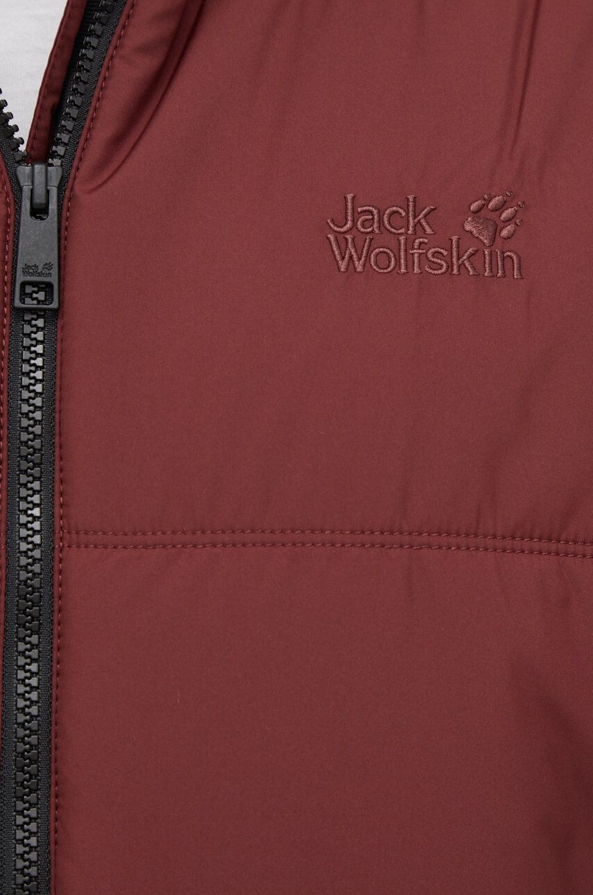 Jack Wolfskin Sportovní bunda vínová barva - Pepit.cz