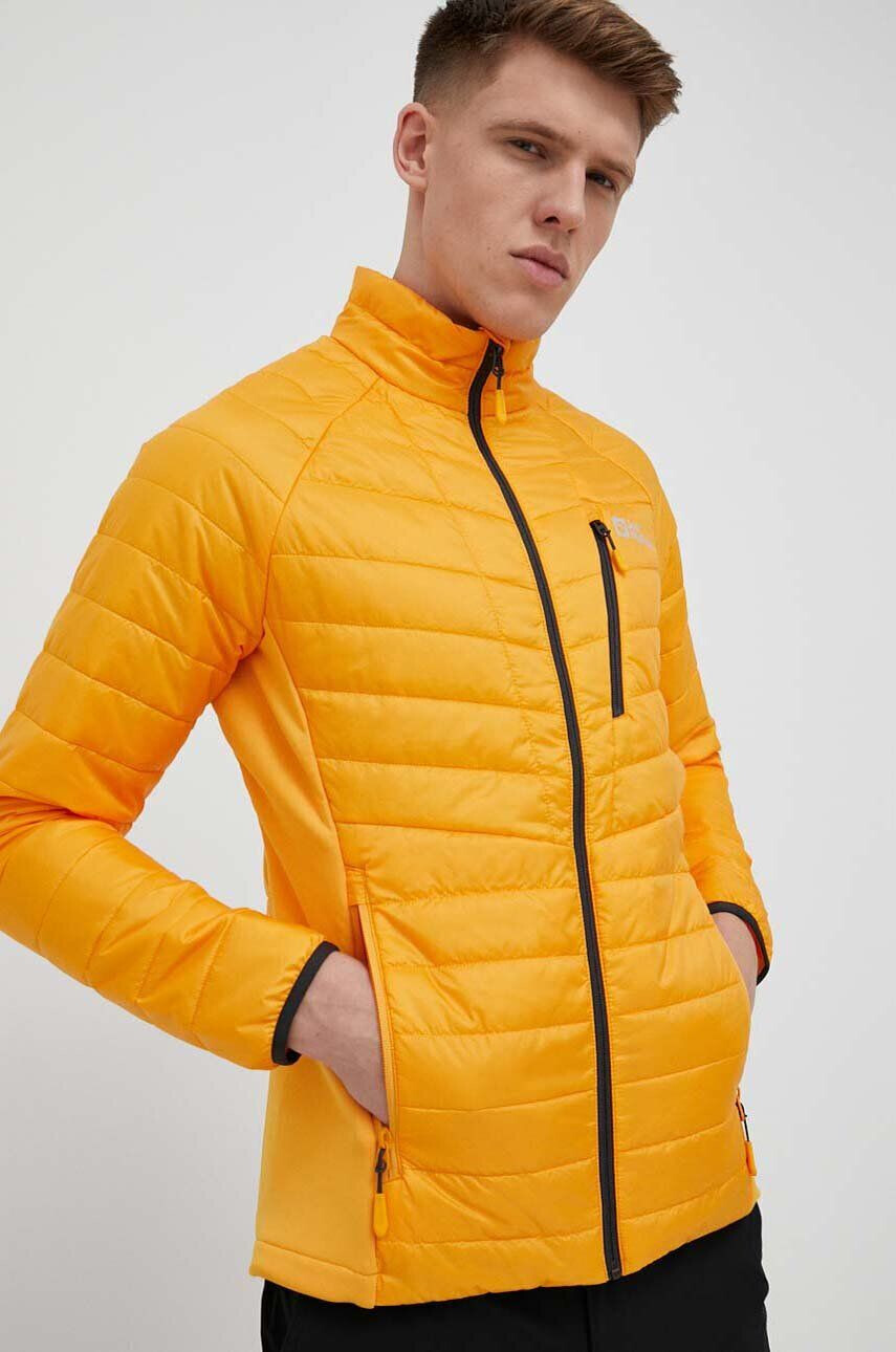 Jack Wolfskin Sportovní bunda Routeburn Pro Ins žlutá barva - Pepit.cz