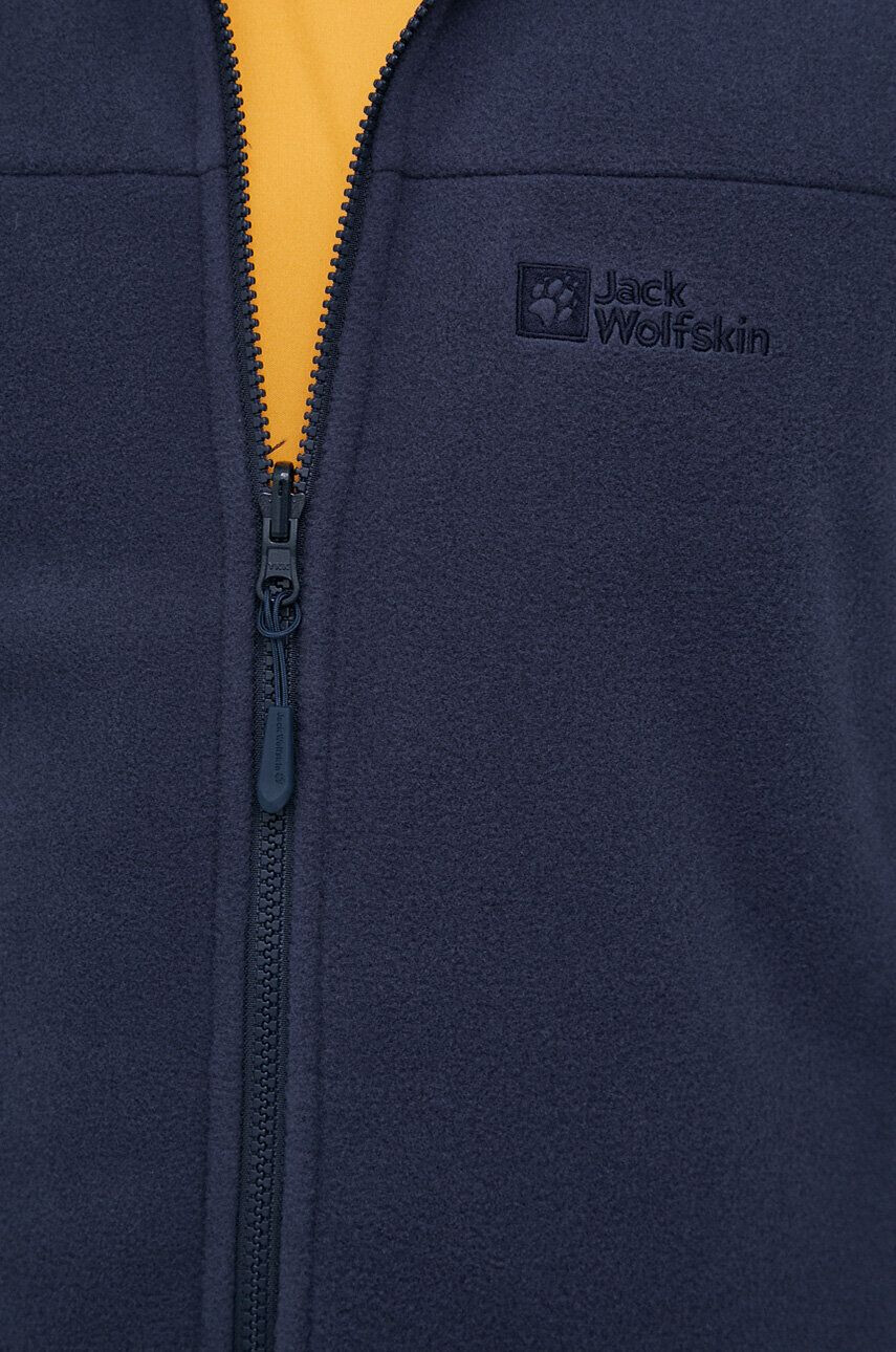 Jack Wolfskin Sportovní mikina Beilstein tmavomodrá barva - Pepit.cz