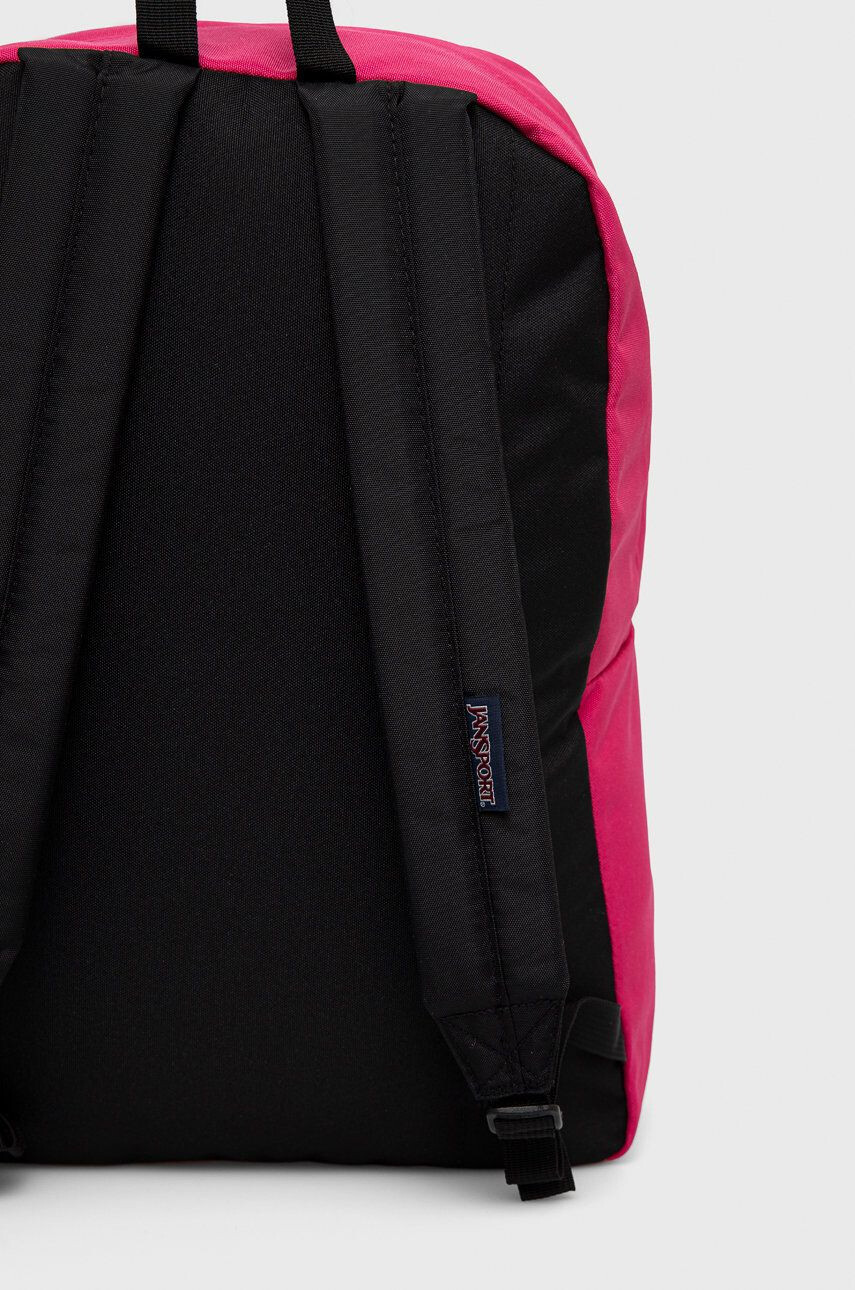 Jansport Batoh růžová barva velký s aplikací - Pepit.cz