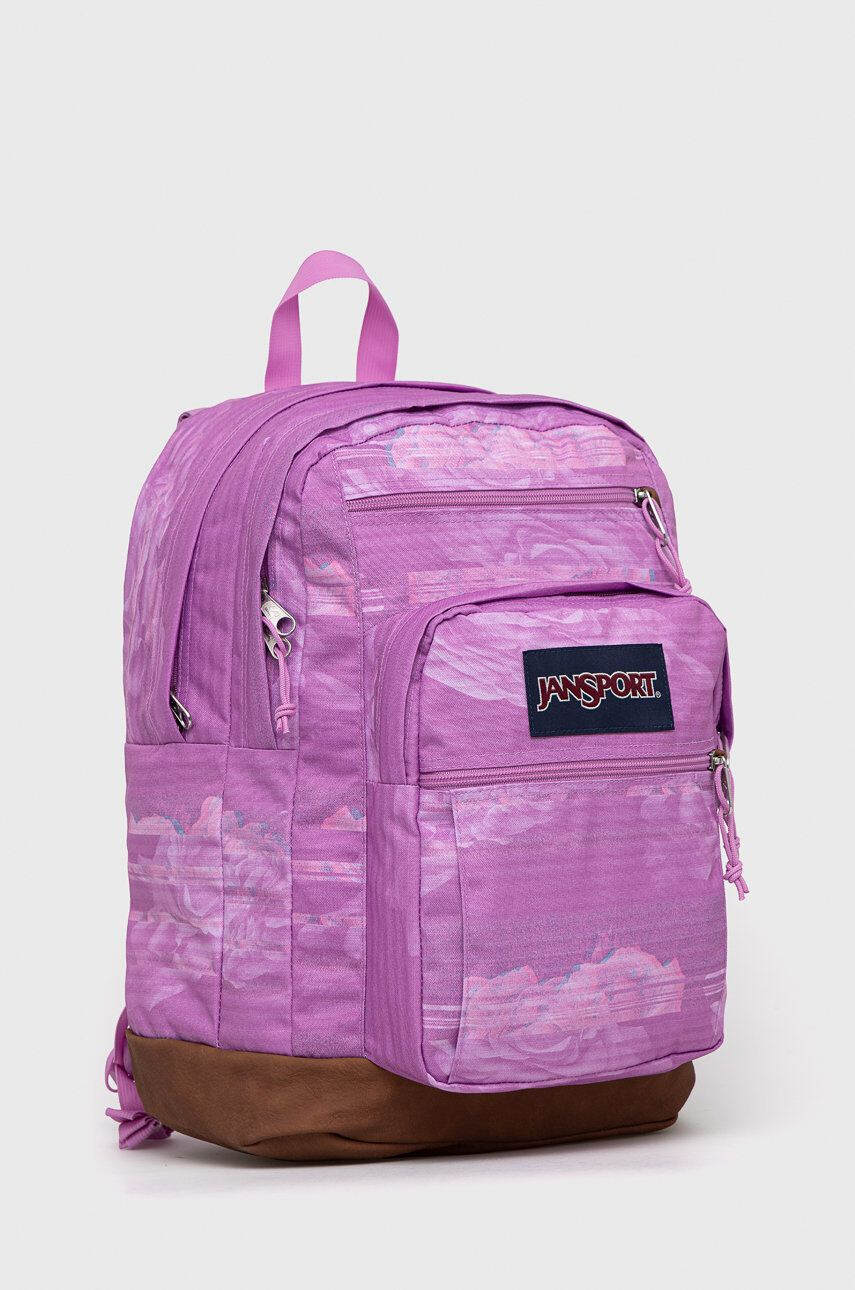 Jansport Batoh růžová barva velký vzorovaný - Pepit.cz