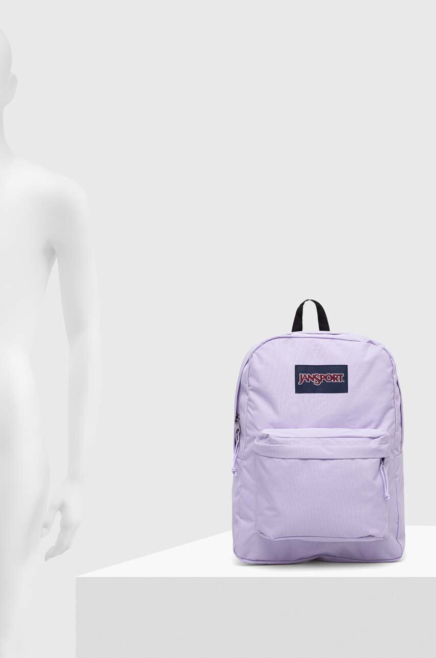 Jansport Batoh fialová barva velký hladký - Pepit.cz