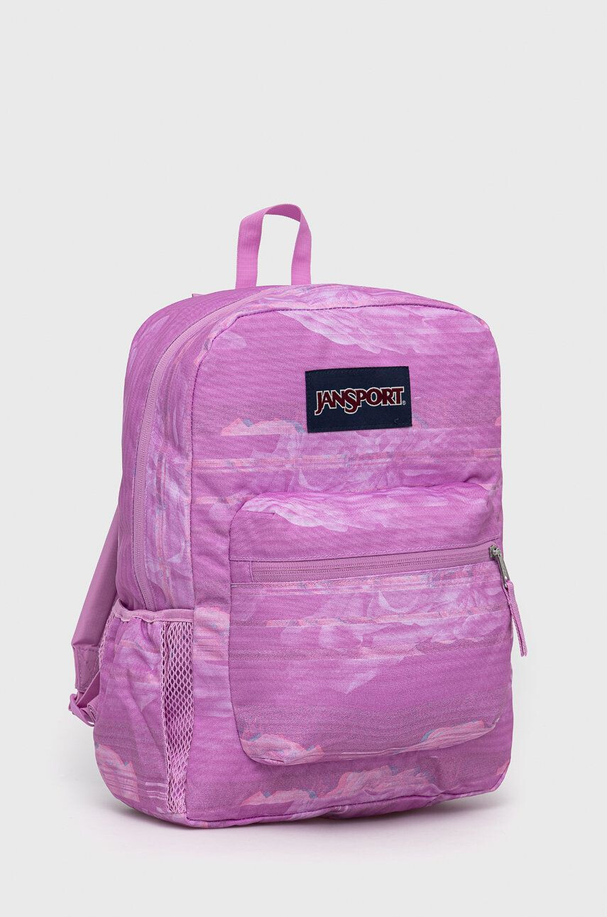 Jansport Batoh růžová barva velký vzorovaný - Pepit.cz